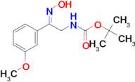 tert-butyl N-[(2Z)-2-(hydroxyimino)-2-(3-methoxyphenyl)ethyl]carbamate