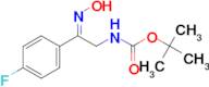 tert-butyl N-[(2Z)-2-(4-fluorophenyl)-2-(hydroxyimino)ethyl]carbamate