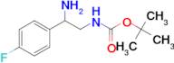 tert-butyl N-[2-amino-2-(4-fluorophenyl)ethyl]carbamate