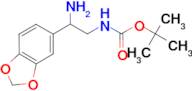 tert-butyl N-[2-amino-2-(2H-1,3-benzodioxol-5-yl)ethyl]carbamate