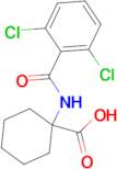 1-(2,6-dichlorobenzamido)cyclohexane-1-carboxylic acid