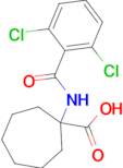 1-(2,6-dichlorobenzamido)cycloheptane-1-carboxylic acid