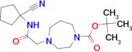 tert-butyl 4-{[(1-cyanocyclopentyl)carbamoyl]methyl}-1,4-diazepane-1-carboxylate