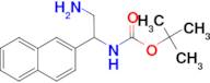 tert-butyl N-[2-amino-1-(naphthalen-2-yl)ethyl]carbamate