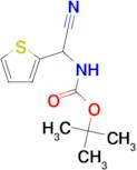 tert-butyl N-[cyano(thiophen-2-yl)methyl]carbamate