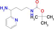 tert-butyl N-[4-amino-4-(pyridin-2-yl)butyl]carbamate