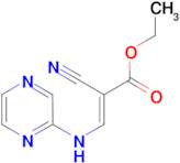 ethyl (2E)-2-cyano-3-[(pyrazin-2-yl)amino]prop-2-enoate