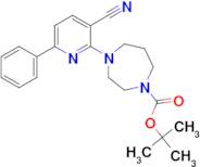 tert-butyl 4-(3-cyano-6-phenylpyridin-2-yl)-1,4-diazepane-1-carboxylate