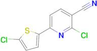 2-chloro-6-(5-chlorothiophen-2-yl)pyridine-3-carbonitrile