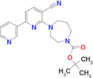 tert-butyl 4-{5-cyano-[2,3'-bipyridine]-6-yl}-1,4-diazepane-1-carboxylate