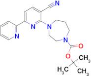 tert-butyl 4-{5-cyano-[2,2'-bipyridine]-6-yl}-1,4-diazepane-1-carboxylate