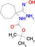 tert-butyl N-{1-[(Z)-N'-hydroxycarbamimidoyl]cycloheptyl}carbamate