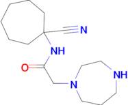 N-(1-cyanocycloheptyl)-2-(1,4-diazepan-1-yl)acetamide