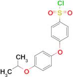 4-[4-(propan-2-yloxy)phenoxy]benzene-1-sulfonyl chloride