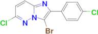 3-bromo-6-chloro-2-(4-chlorophenyl)imidazo[1,2-b]pyridazine