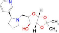 (3aR,5R,6S,6aR)-2,2-dimethyl-5-{[(2S)-2-(pyridin-3-yl)pyrrolidin-1-yl]methyl}-tetrahydro-2H-furo[2…