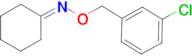 N-[(3-chlorophenyl)methoxy]cyclohexanimine