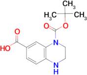 4-[(tert-butoxy)carbonyl]-1,2,3,4-tetrahydroquinoxaline-6-carboxylic acid