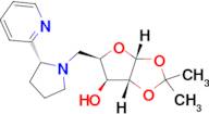 (3aR,5R,6S,6aR)-2,2-dimethyl-5-{[(2R)-2-(pyridin-2-yl)pyrrolidin-1-yl]methyl}-tetrahydro-2H-furo[2,3-d][1,3]dioxol-6-ol