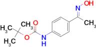 tert-butyl N-{4-[(1E)-1-(hydroxyimino)ethyl]phenyl}carbamate