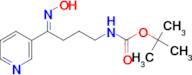 tert-butyl N-[(4E)-4-(hydroxyimino)-4-(pyridin-3-yl)butyl]carbamate