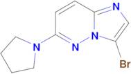 1-{3-bromoimidazo[1,2-b]pyridazin-6-yl}pyrrolidine