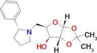 (3aR,5R,6S,6aR)-2,2-dimethyl-5-{[(2R)-2-phenylpyrrolidin-1-yl]methyl}-tetrahydro-2H-furo[2,3-d][1,…