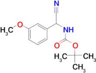 tert-butyl N-[cyano(3-methoxyphenyl)methyl]carbamate