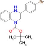 tert-butyl 3-(4-bromophenyl)-1,2,3,4-tetrahydroquinoxaline-1-carboxylate