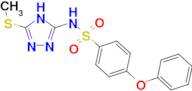 N-[5-(methylsulfanyl)-4H-1,2,4-triazol-3-yl]-4-phenoxybenzene-1-sulfonamide