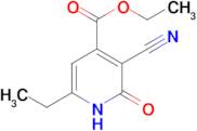 ethyl 3-cyano-6-ethyl-2-oxo-1,2-dihydropyridine-4-carboxylate