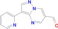 3-(pyridin-2-yl)pyrazolo[1,5-a]pyrimidine-6-carbaldehyde