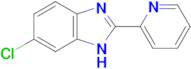 6-chloro-2-(pyridin-2-yl)-1H-1,3-benzodiazole