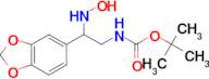 tert-butyl N-[2-(2H-1,3-benzodioxol-5-yl)-2-(hydroxyamino)ethyl]carbamate