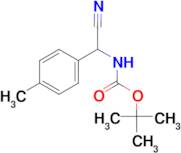 tert-butyl N-[cyano(4-methylphenyl)methyl]carbamate