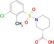 (3S)-1-(3-chloro-2-methylbenzenesulfonyl)piperidine-3-carboxylic acid