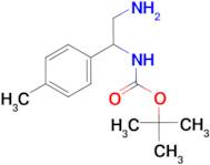 tert-butyl N-[2-amino-1-(4-methylphenyl)ethyl]carbamate