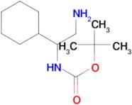 tert-butyl N-(2-amino-1-cyclohexylethyl)carbamate