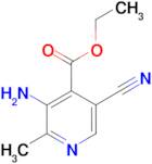 ethyl 3-amino-5-cyano-2-methylpyridine-4-carboxylate