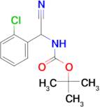 tert-butyl N-[(2-chlorophenyl)(cyano)methyl]carbamate