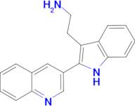 2-[2-(quinolin-3-yl)-1H-indol-3-yl]ethan-1-amine