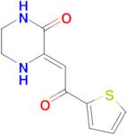 (3Z)-3-[2-oxo-2-(thiophen-2-yl)ethylidene]piperazin-2-one