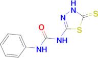 1-phenyl-3-(5-sulfanyl-1,3,4-thiadiazol-2-yl)urea