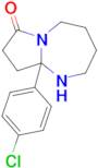 9a-(4-chlorophenyl)-octahydro-1H-pyrrolo[1,2-a][1,3]diazepin-7-one