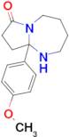 9a-(4-methoxyphenyl)-octahydro-1H-pyrrolo[1,2-a][1,3]diazepin-7-one