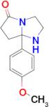 7a-(4-methoxyphenyl)-hexahydro-1H-pyrrolo[1,2-a]imidazolidin-5-one