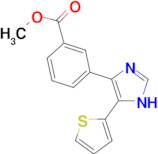 methyl 3-[5-(thiophen-2-yl)-1H-imidazol-4-yl]benzoate