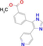 methyl 3-[5-(pyridin-4-yl)-1H-imidazol-4-yl]benzoate