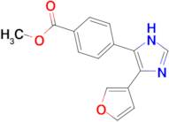 methyl 4-[5-(furan-3-yl)-1H-imidazol-4-yl]benzoate