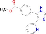 methyl 4-[5-(pyridin-2-yl)-1H-imidazol-4-yl]benzoate